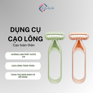   CHE TÊN  Dao Cạo Lông Vùng Kín Toàn Thân Không Gây Trầy Xước Da Mềm Mại An Toàn CICILIA 10982 