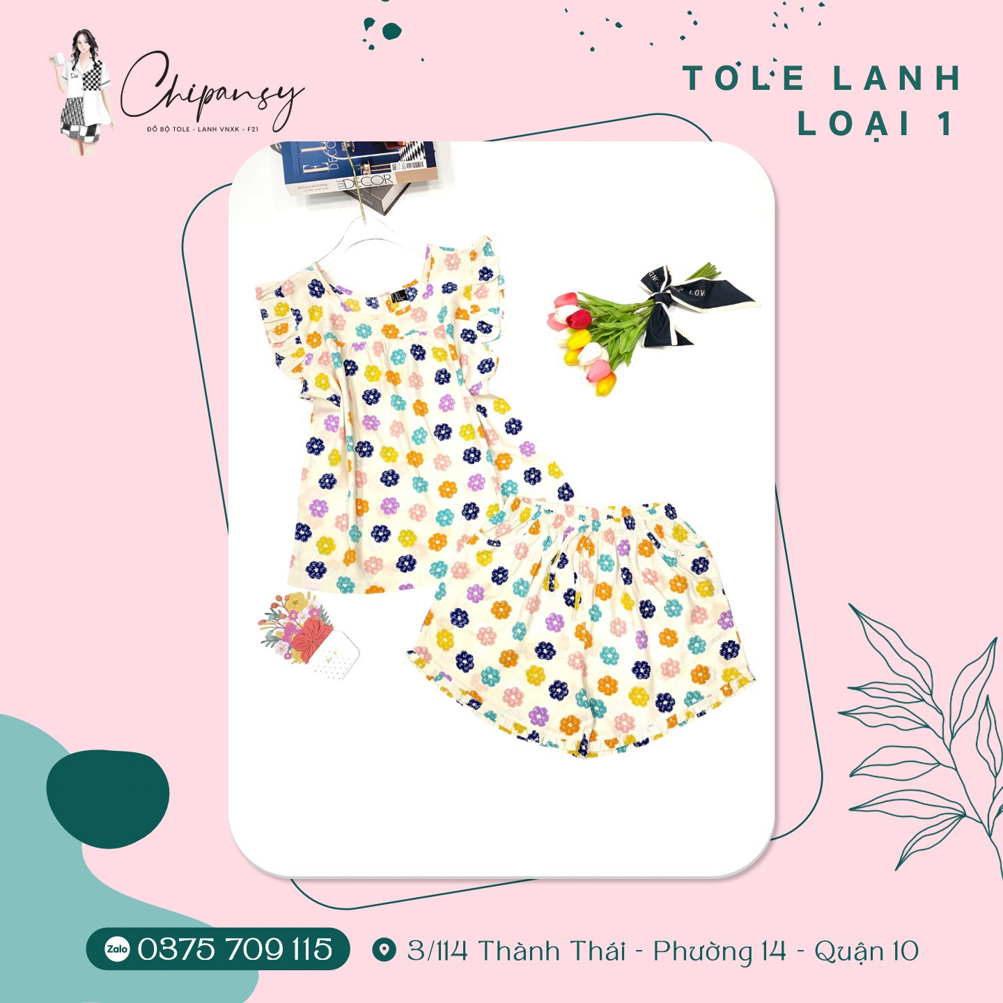 Đồ bộ lanh nữ, bộ tole nữ, bộ lanh mặc nhà, bộ đùi cánh tiên chất siêu mát Chipansy