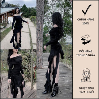 [Siêu sale] Đầm BodyTrễ Vai Tua Rua Sexy Nhiều Màu - C0762