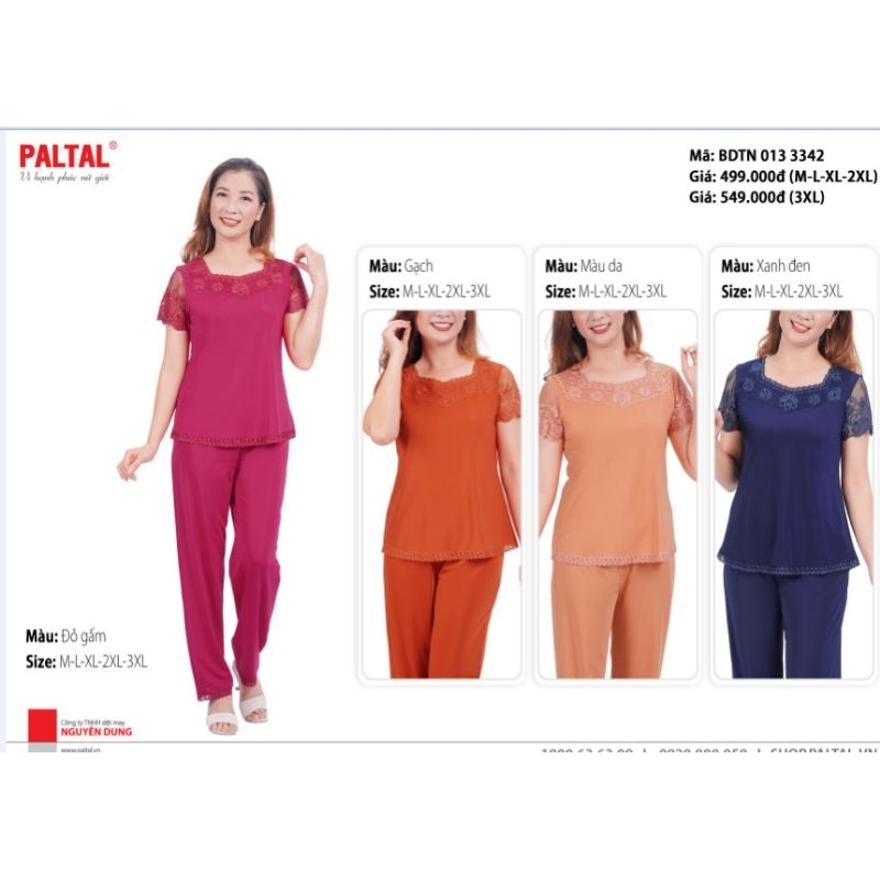 Bộ dài thun lạnh cao cấp Paltal 133342