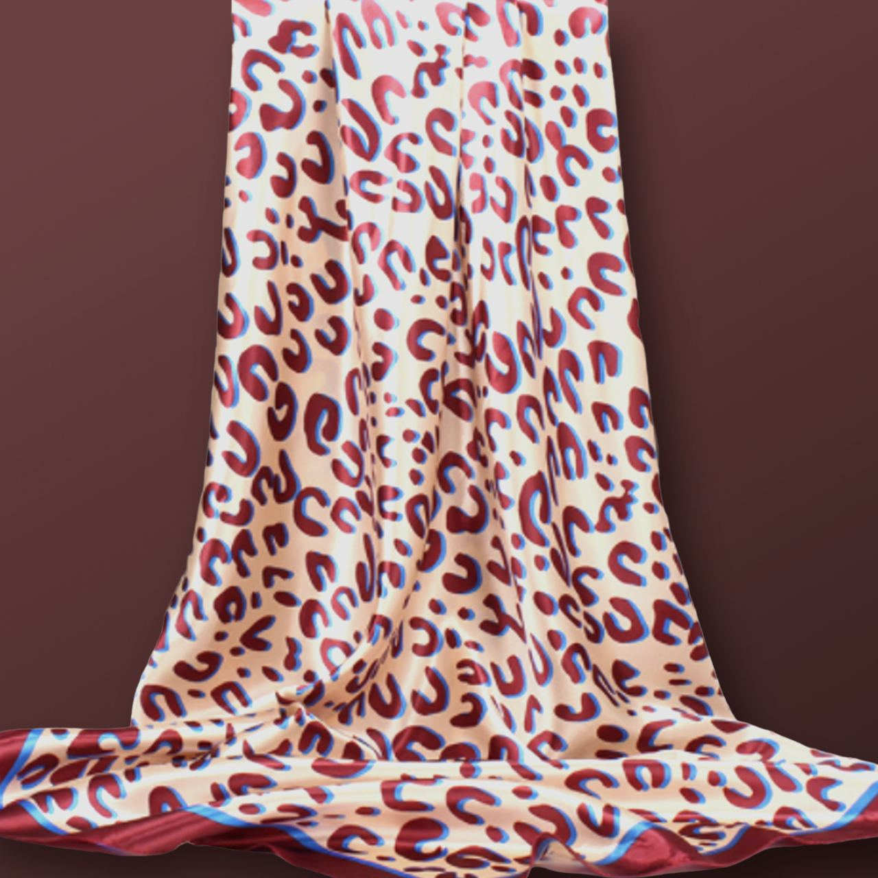 Japanese Silk satin scarf CN