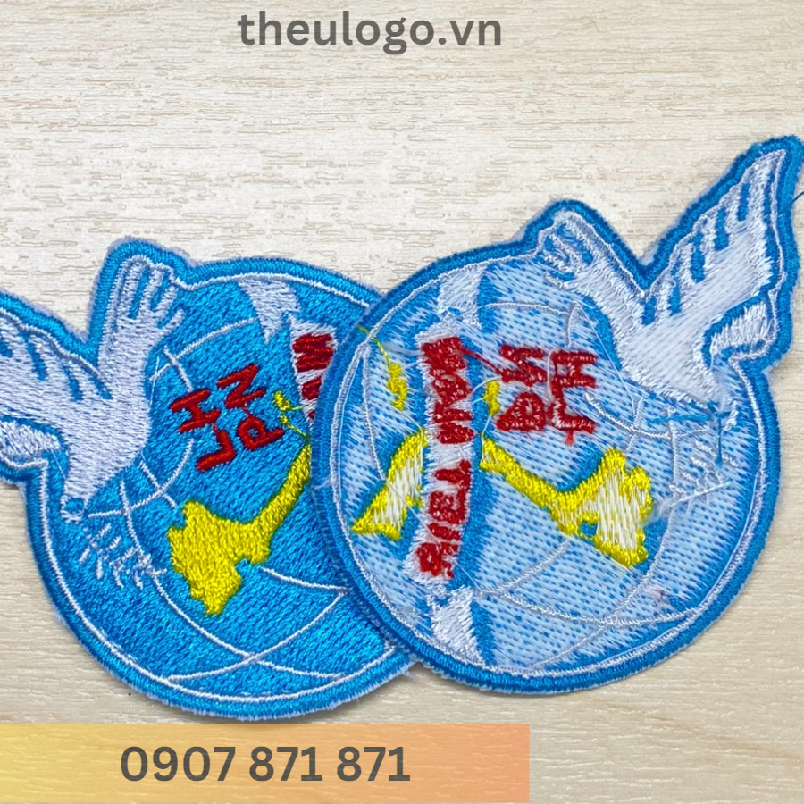 Logo Hội Phụ Nữ Việt Nam Thêu Sẵn
