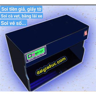 Đèn soi tiền, giấy tờ xe, vé số...