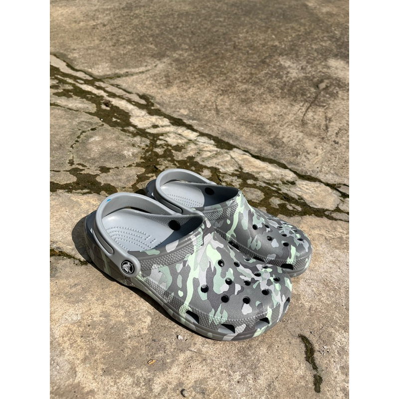 Dép Crocs Chính Hãng mới lỗi vết cắt, hàng siêu bền, nhẹ, màu camo