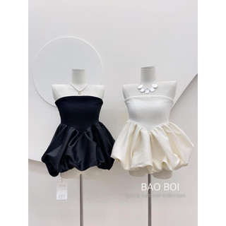 áo quây cúp ngực bồng xinh