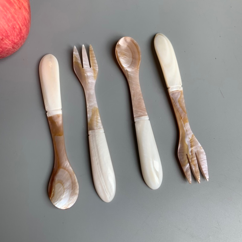 Bộ Thìa Dĩa Trai Đầu Trai Hồng Đẹp Ăn Hoa Quả, Decor Trang Trí , Chụp Ảnh