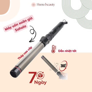Máy uốn tóc xoăn giả Sahala, máy quấn tóc xoăn giả chuyên nghiệp trục xoay 360 độ, máy xoăn giả đủ size cho salon