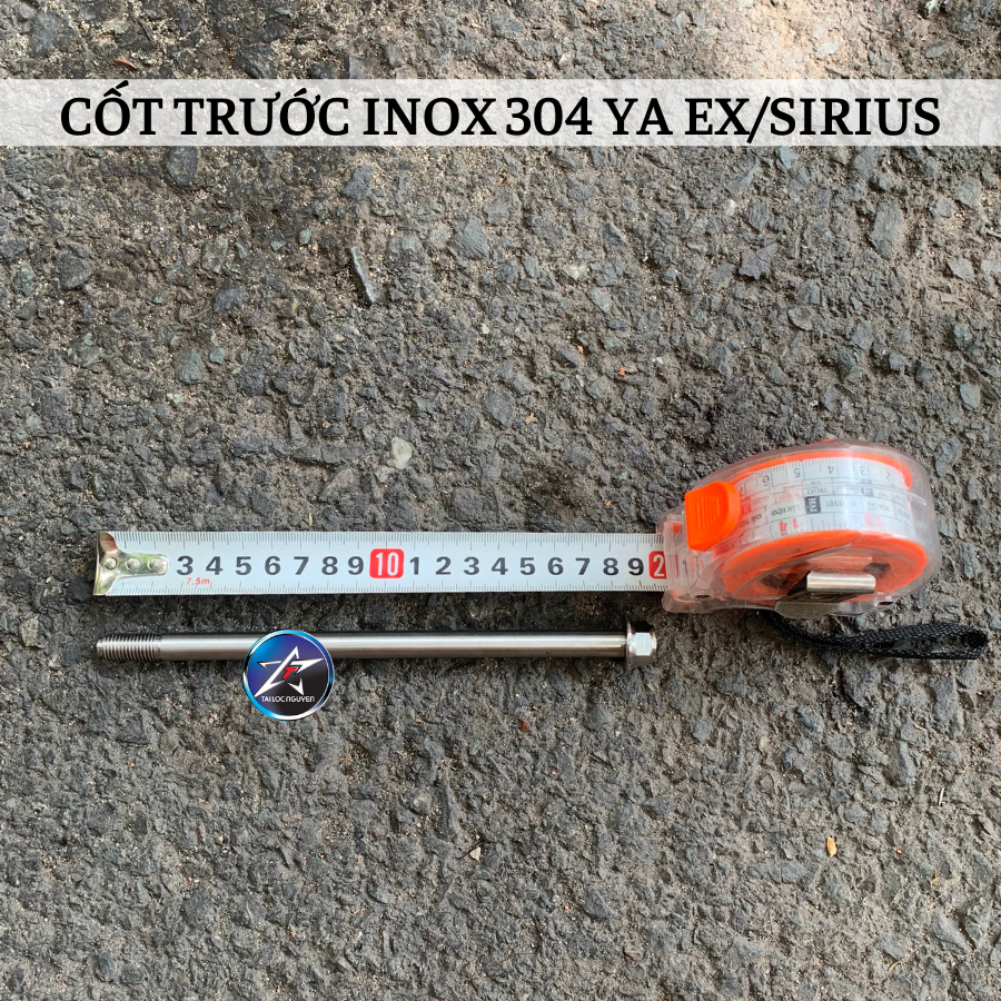 CỐT TRƯỚC SAU INOX 304 YAMAHA EX/SIRIUS...