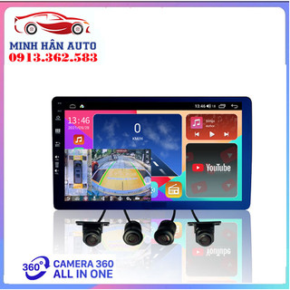 Bộ màn hình liền camera 360 độ ram 4g rom 32g chip 8 nhân kèm 4 mắt camera SẢN PHẨM HOT NHẤT với GIÁ CỰC SỐC