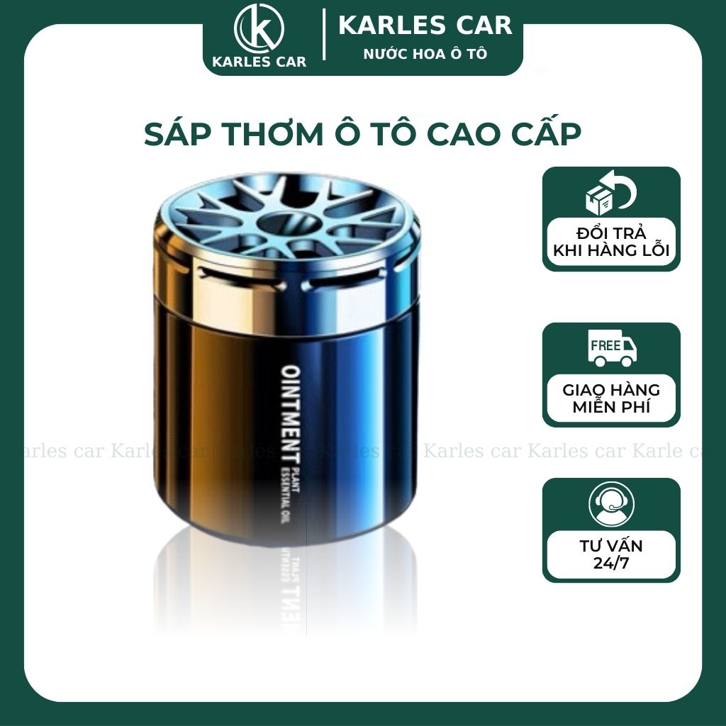 Sáp Thơm Xe Ô Tô Cao Cấp , Nước Hoa Khô Khử Mùi Làm Sạch Không Khí Chiếc Xuất Thiên Nhiên