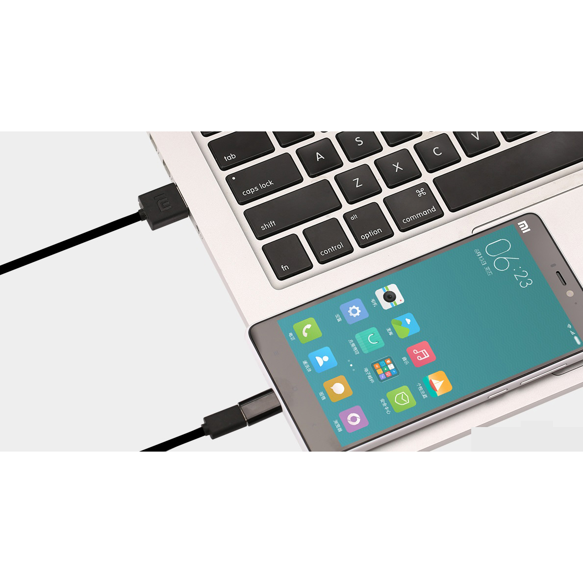 Đầu chuyễn Micro usb sang Type C Xiaomi nhỏ gọn, chất liệu nhựa ABS