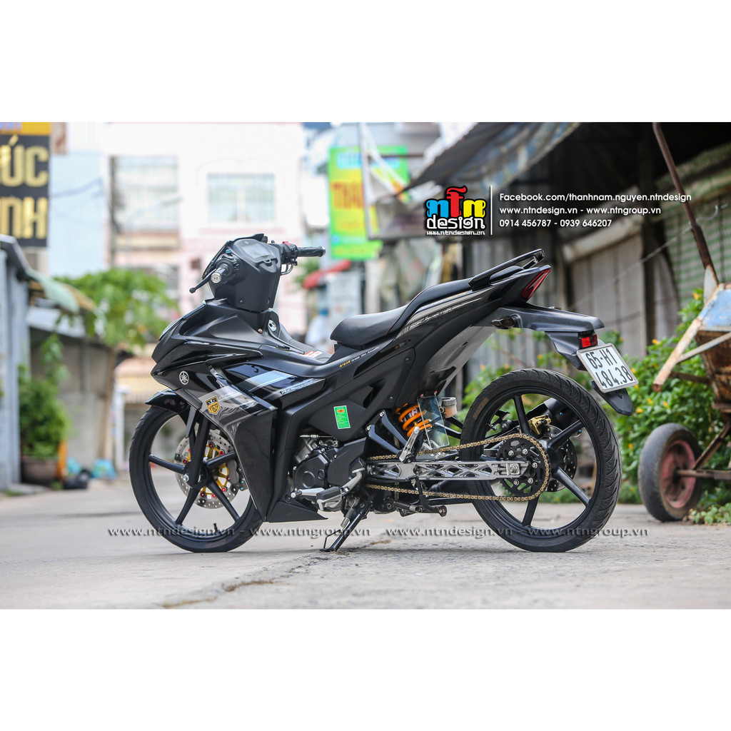Tem Exciter 155 mẫu Y16zr Black 2023