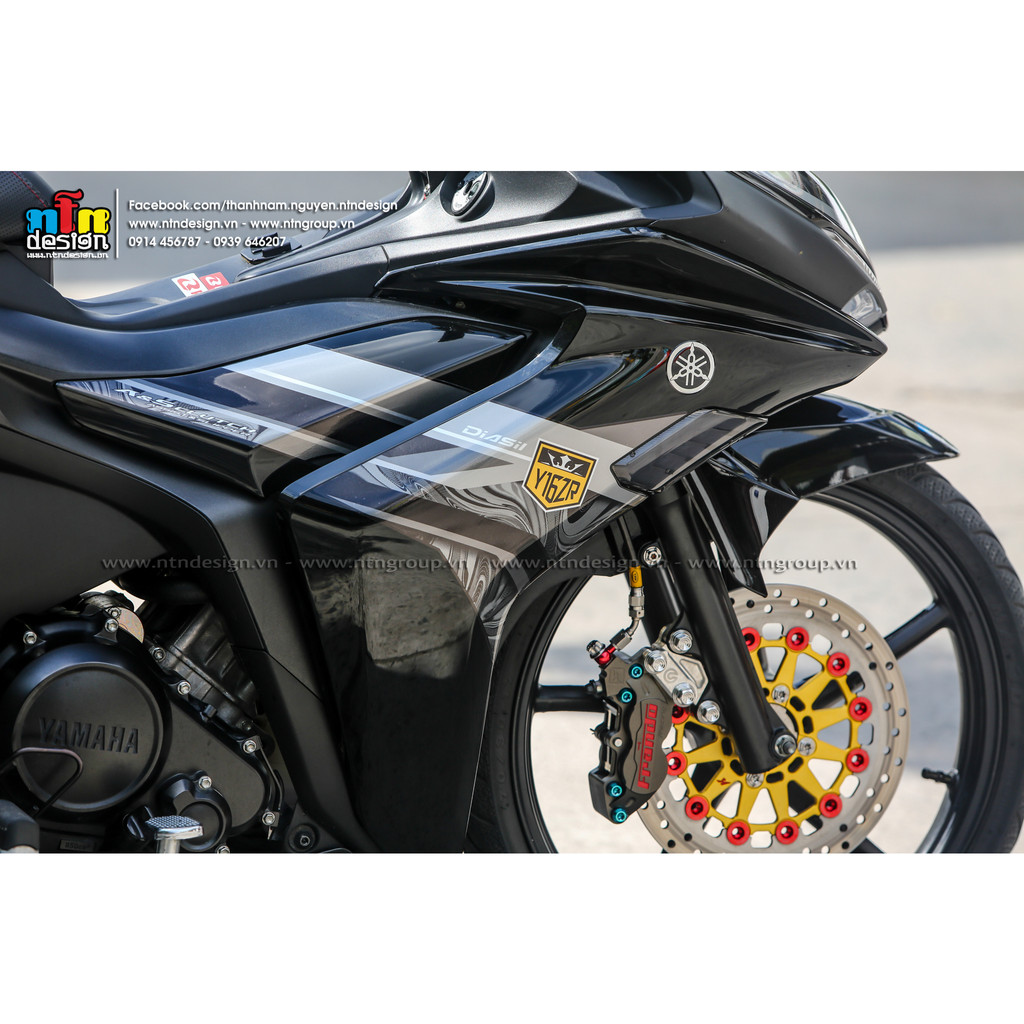 Tem Exciter 155 mẫu Y16zr Black 2023