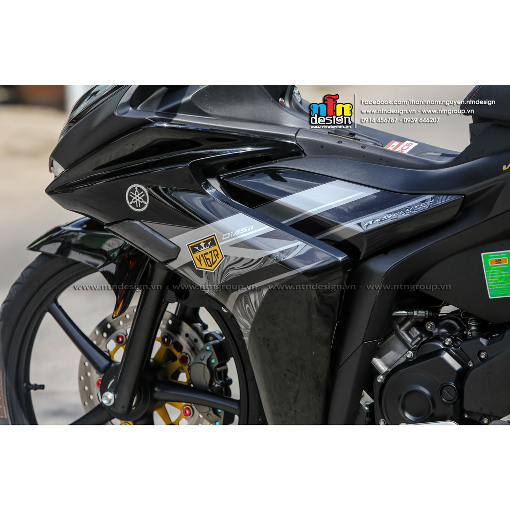 Tem Exciter 155 mẫu Y16zr Black 2023