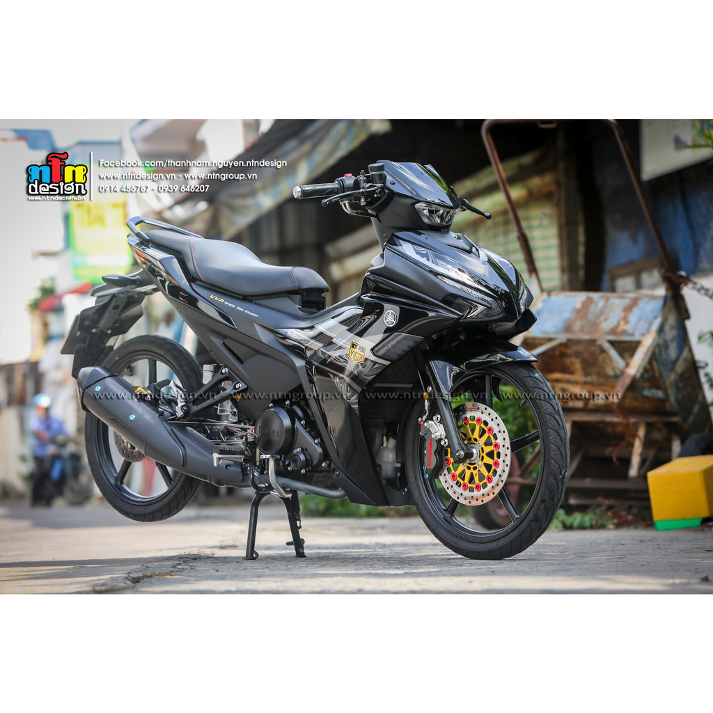 Tem Exciter 155 mẫu Y16zr Black 2023