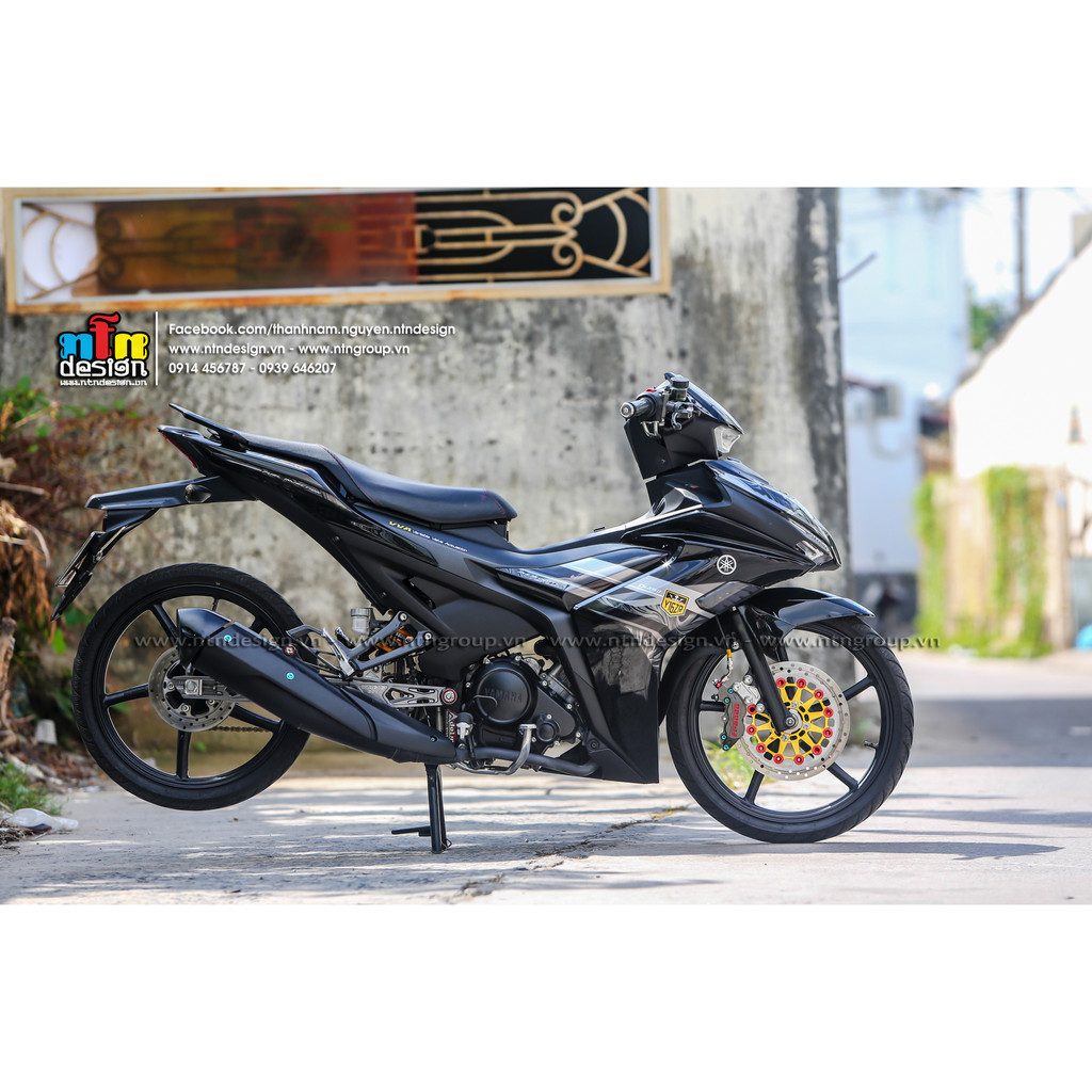 Tem Exciter 155 mẫu Y16zr Black 2023