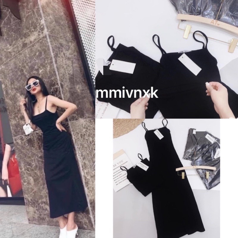 Váy 2 Dây Tôn Mông Kiểu Dáng Sang Trọng ( mã VZ05 )