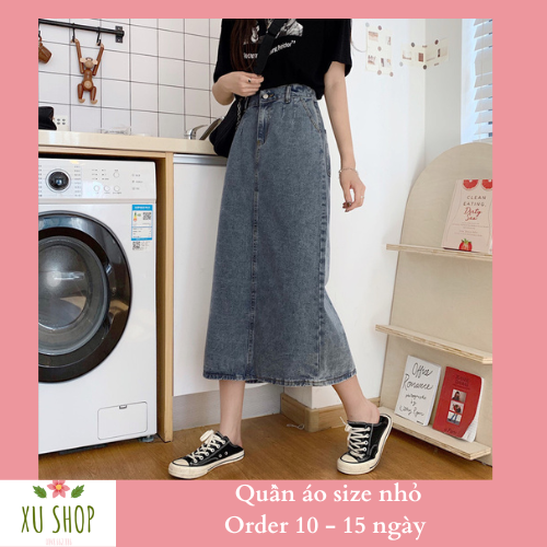 Order. Chân Váy Chữ A Eo 60cm Xẻ Tà