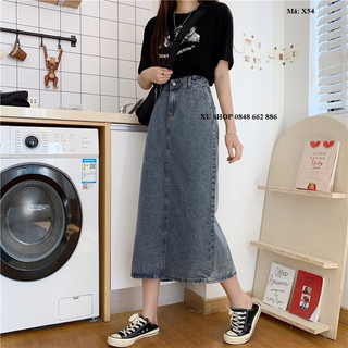 Order. Chân Váy Chữ A Eo 60cm Xẻ Tà