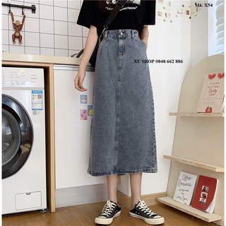 Order. Chân Váy Chữ A Eo 60cm Xẻ Tà