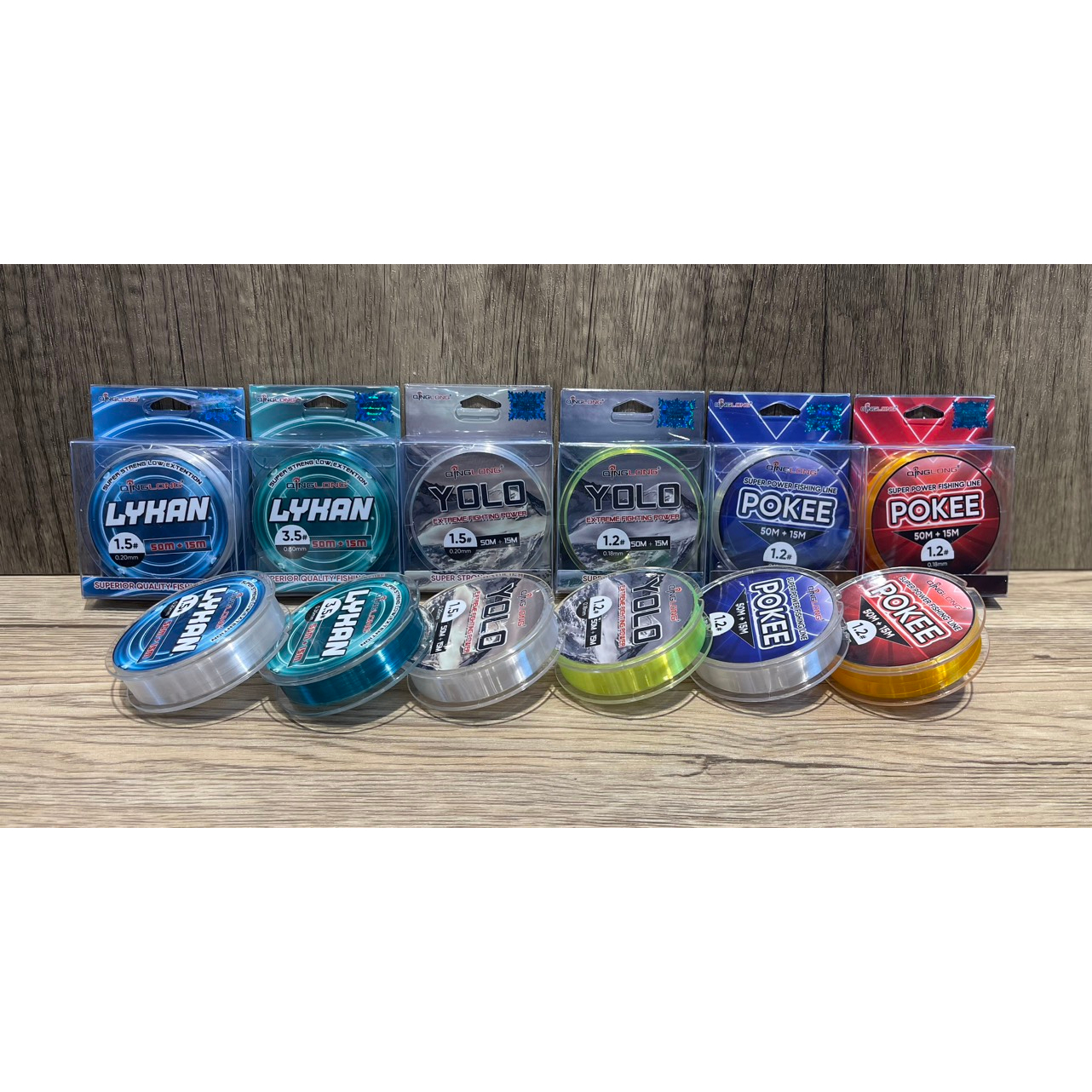 Cước câu cá, dây câu, dây trục , dây linh QingLong LyKan  65m