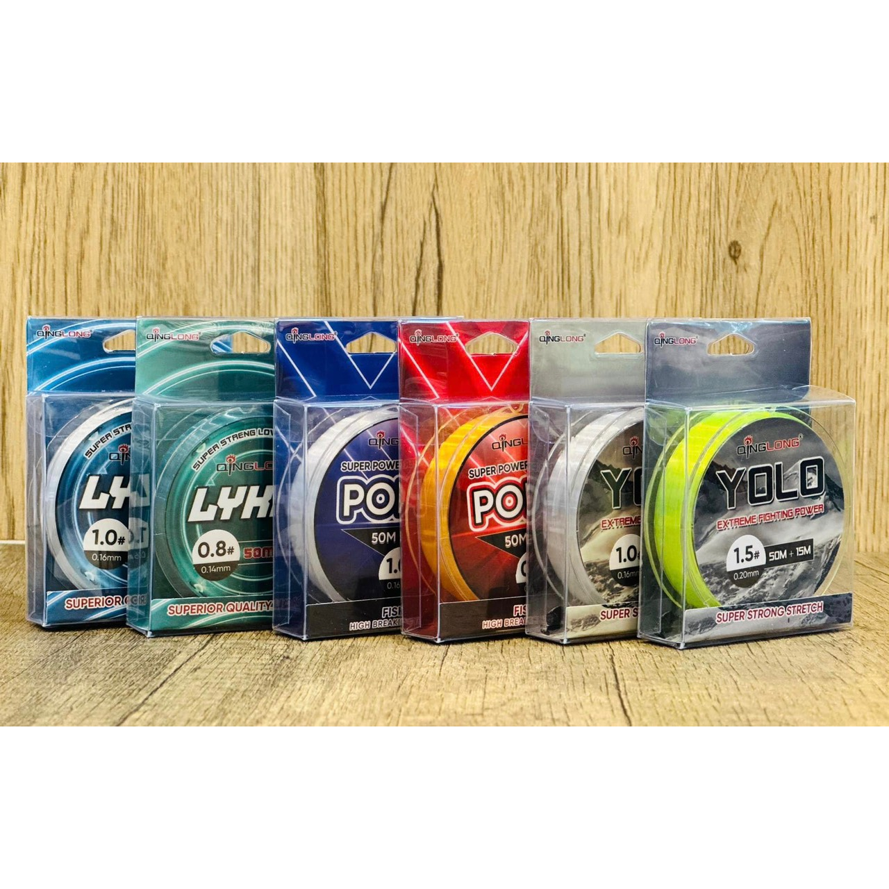 Cước câu cá, dây câu, dây trục , dây linh QingLong LyKan  65m