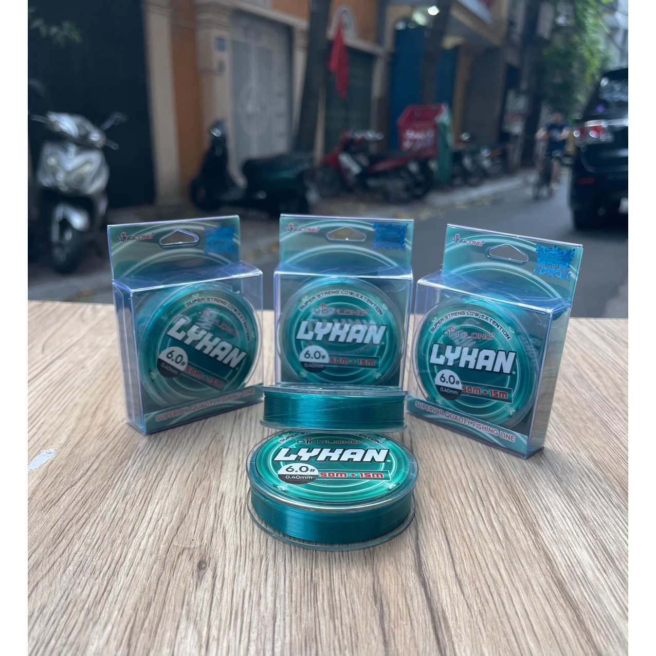 Cước câu cá, dây câu, dây trục , dây linh QingLong LyKan  65m