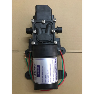 Bơm phun sương , rửa xe mini 12V SUMO JAPAN màu đen 60W - 5L/Phút Tự động hút và ngắt nước khi mở khóa nước ra