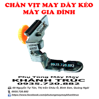Chân vịt may dây kéo máy may gia đình