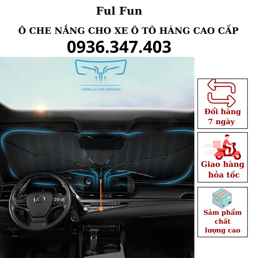 Ô Che nắng nội thất ô tô hàng nhập khẩu chính hãng CICIDO, dù che kính lái xe hơi chống nắng, rèm che nắng ô tô cao cấp | BigBuy360 - bigbuy360.vn