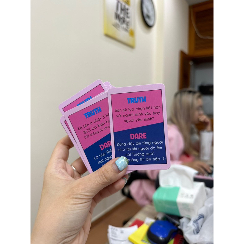 Bộ bài Truth or Dare 42 lá,  Hot trend đi nhậu Drinking game,  thử thách hay khi đi nhậu khuấy động tụ tập bạn bè