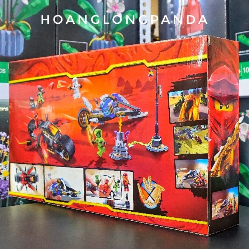 Lắp ráp SX 21161 | 70667 Kai's Blade Cycle & Zane's Snowmobile | 376 chi tiết