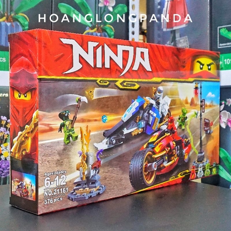 Lắp ráp SX 21161 | 70667 Kai's Blade Cycle & Zane's Snowmobile | 376 chi tiết