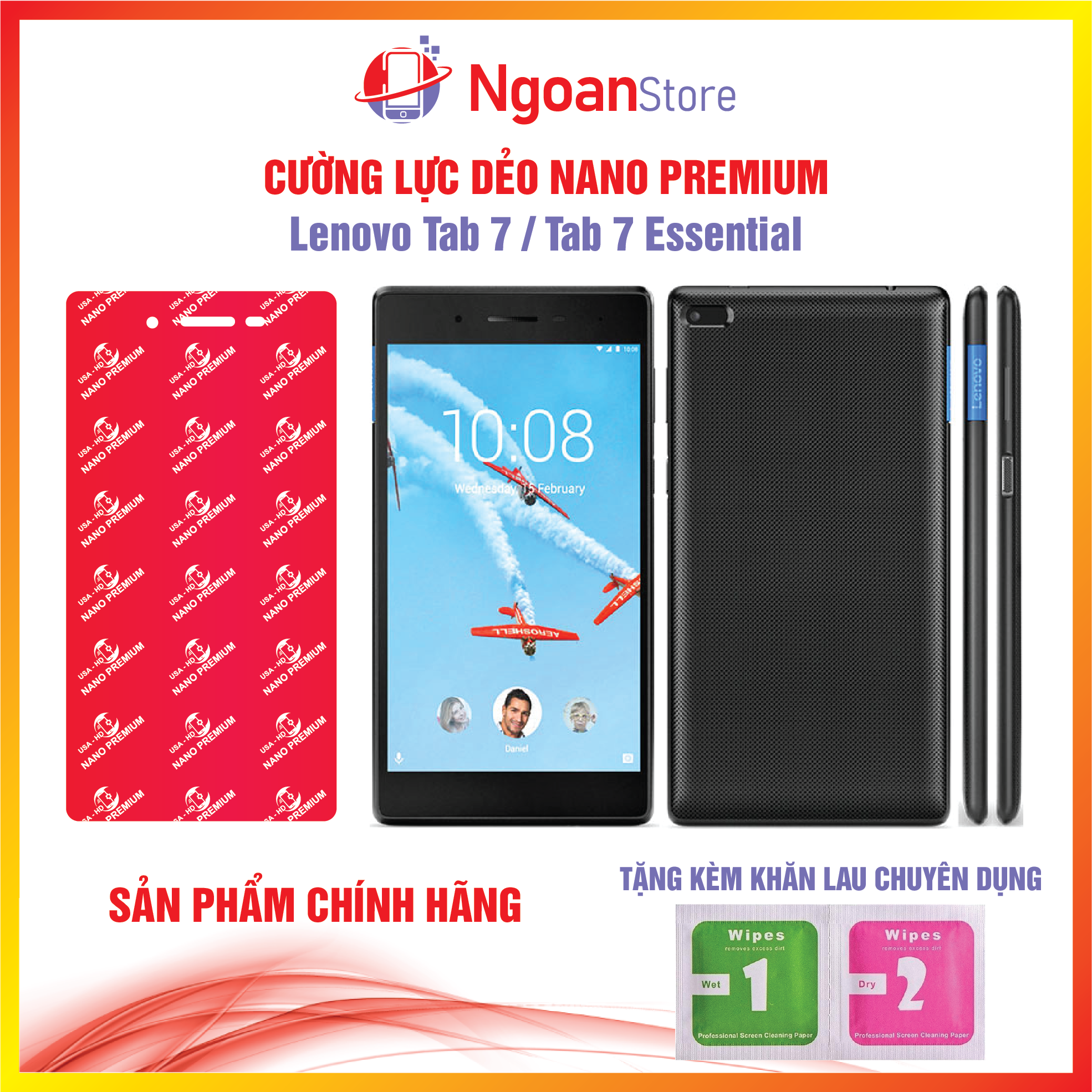 Cường lực dẻo Nano cho Lenovo Tab 7 / Tab 7 Essential - Ngoan Store