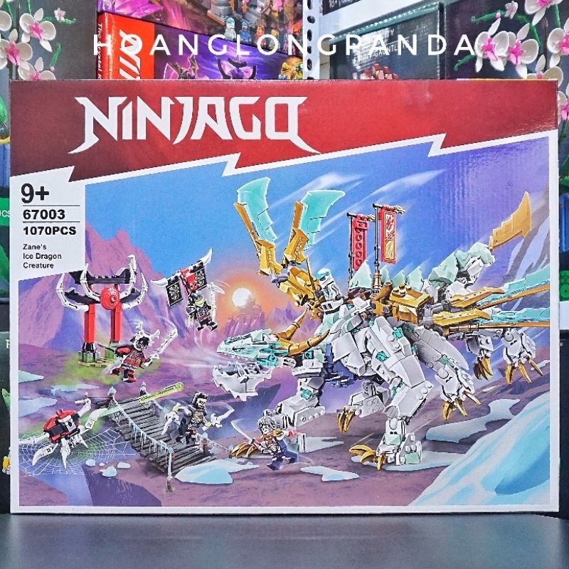 CÓ SẴN Lắp ráp LEJI 67003 | Zane's Ice Dragon Creature | 1070 chi tiết