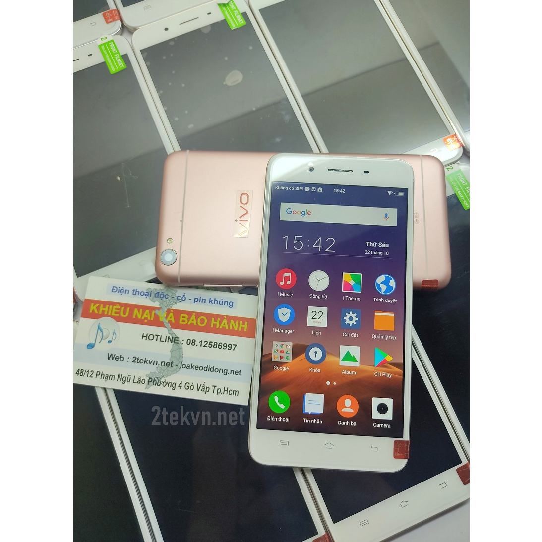Điện Thoại cảm ứng Vivo Y55 màn hình 5.2 inch Ram 3G/32G Android 6.0.1 Snapdragon 435