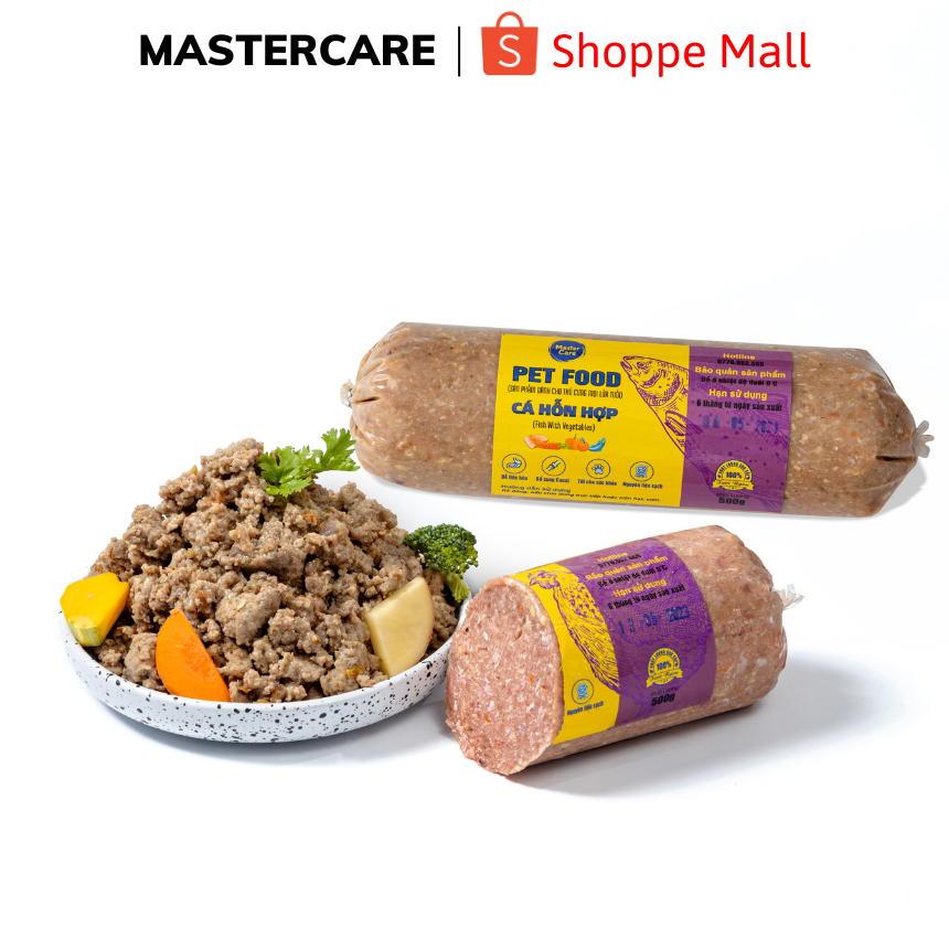 Thức Ăn Cho Chó Mèo Mastercare Cá Tươi Giàu Dinh Dưỡng Cho Thú Cưng 500g