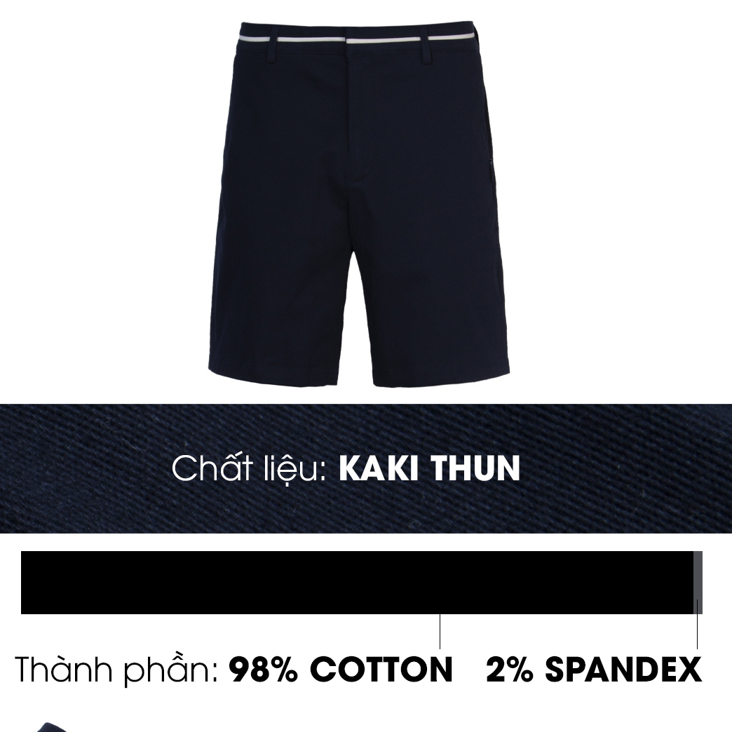 Quần Short Nam KaKi Thun Đơn Giản Thương Hiệu Y2010 TSONS 62 22000 |YaMe|