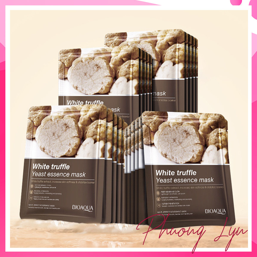 Mặt Nạ Nội Địa Trung BIOAQUA Nấm Trắng White Truffle Nâng Cơ, Dưỡng Da Trắng Hồng, Cấp Nước, Cân Bằng Độ PH