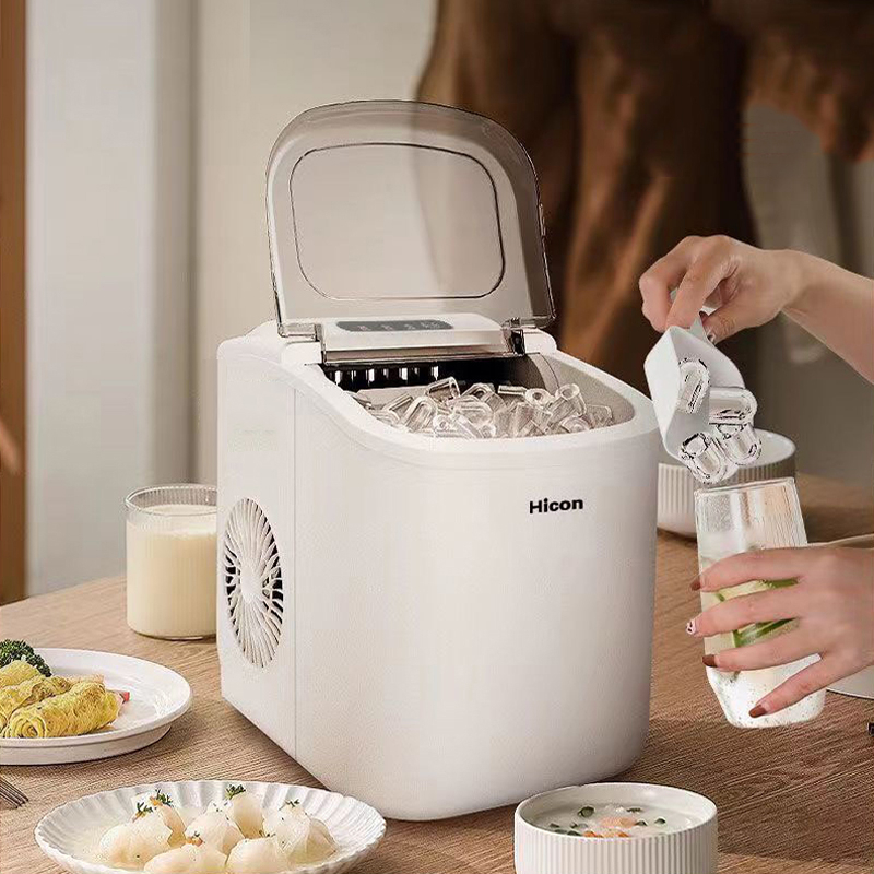 Máy Làm Đá Viên Tự Động Chỉ Trong 6 Phút XIAOMI HICON Chính Hãng Công Suất Mạnh Mẽ Tiết Kiệm Điện Làm Đá Nhanh Chóng