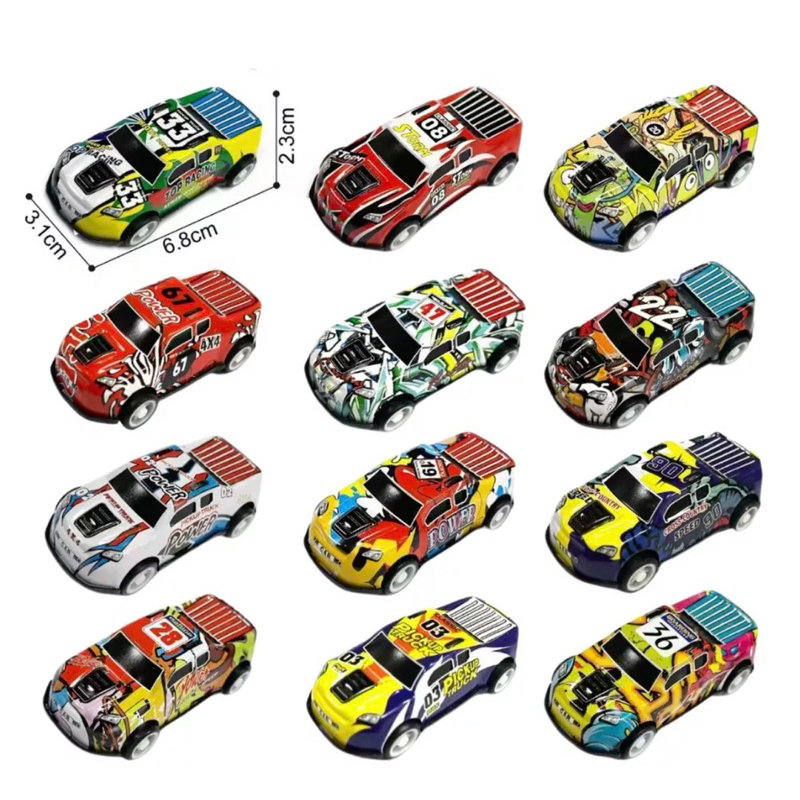 Ô tô bằng sắt, xe kim loại mini cao cấp chạy bằng cót thiết kế siêu xịn cho bé