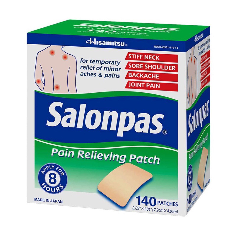 Salonpas 140 miếng của Nhật( hàng costco Mỹ)