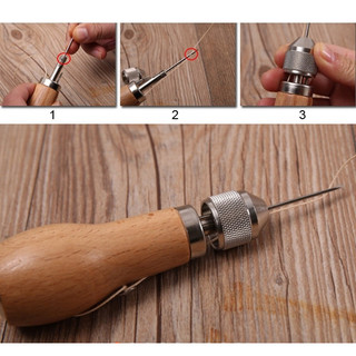 Dùi khâu da thủ công - dụng cụ làm đồ da handmade