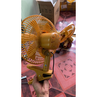 Quạt kẹp, treo tường mini B2 không chổi than, túp năng điện 12v