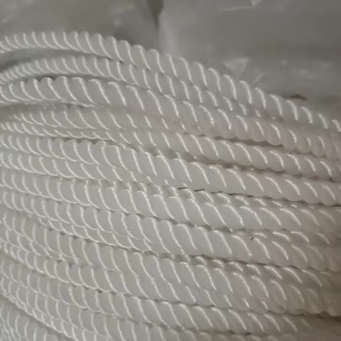 Cuận dây thừng ,dây chạc dài 10 mét nylon 6 li , 8 li bền dai dùng buộc tàu, công trường, nông nghiệp...