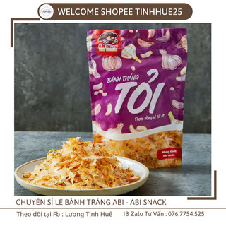 Bánh tráng bơ tỏi - abi snack