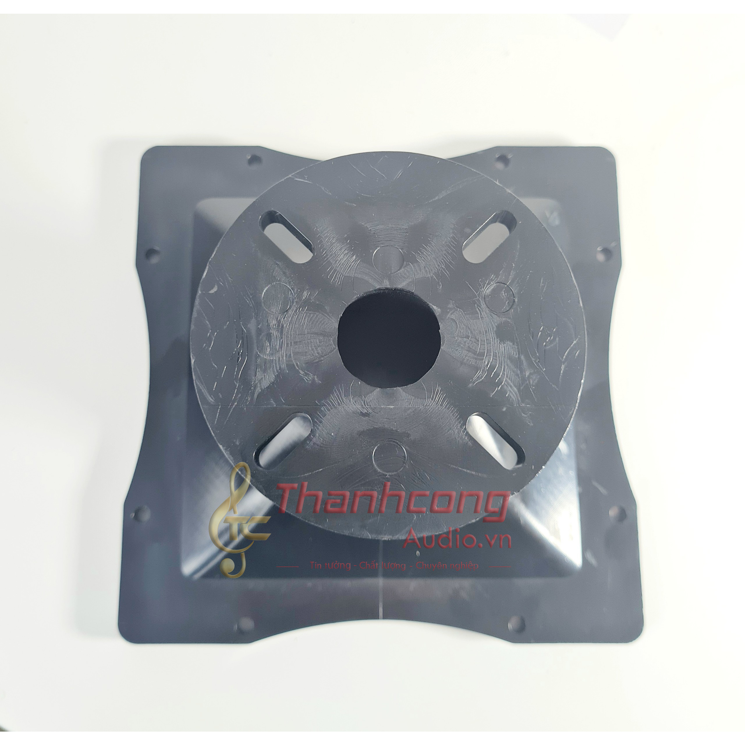 Bộ 02 Họng loa treble ren xoáy 11.8x12 cm và loại bắt vit 17.6x17.6cm- Họng Treble, phễu loa loại đẹp