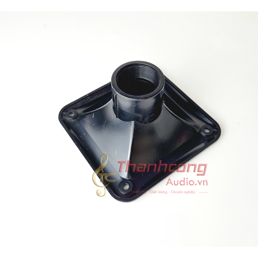 Bộ 02 Họng loa treble ren xoáy 11.8x12 cm và loại bắt vit 17.6x17.6cm- Họng Treble, phễu loa loại đẹp