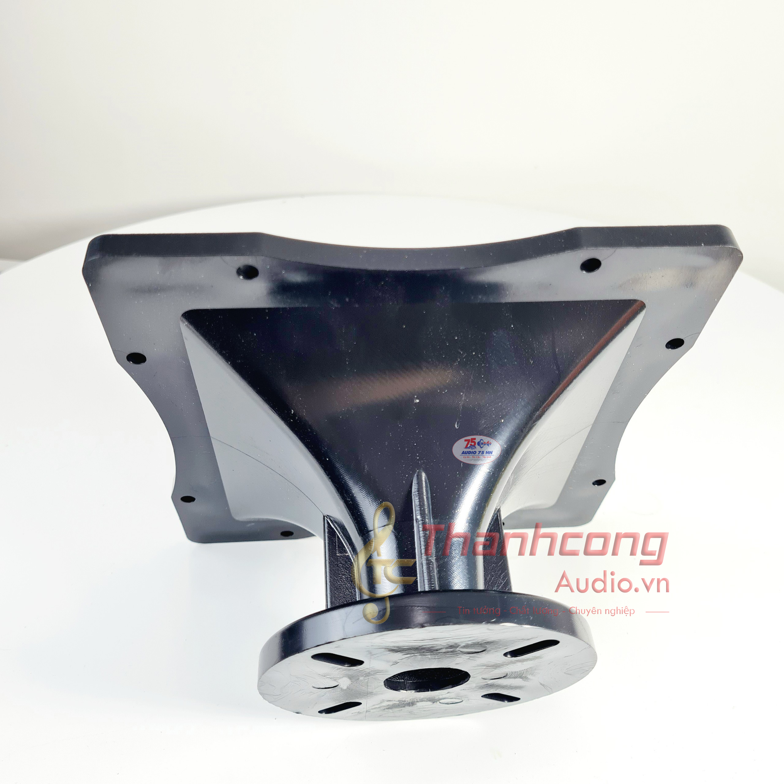 Bộ 02 Họng loa treble ren xoáy 11.8x12 cm và loại bắt vit 17.6x17.6cm- Họng Treble, phễu loa loại đẹp