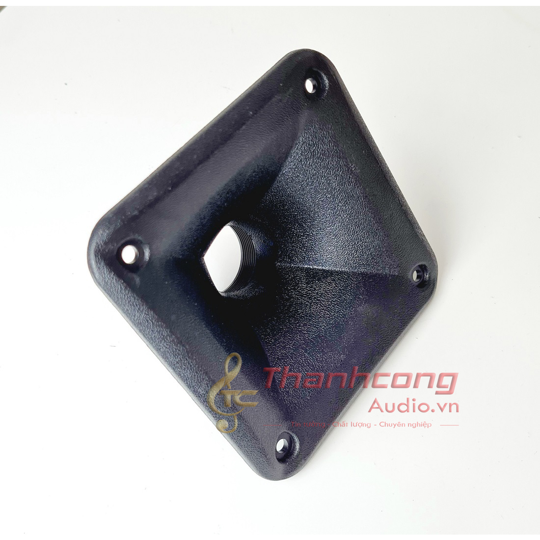 Bộ 02 Họng loa treble ren xoáy 11.8x12 cm và loại bắt vit 17.6x17.6cm- Họng Treble, phễu loa loại đẹp